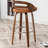 Mahtab Modern Upholstered Swivel Bar Stools (Set of 3)-1671048642-1671048640