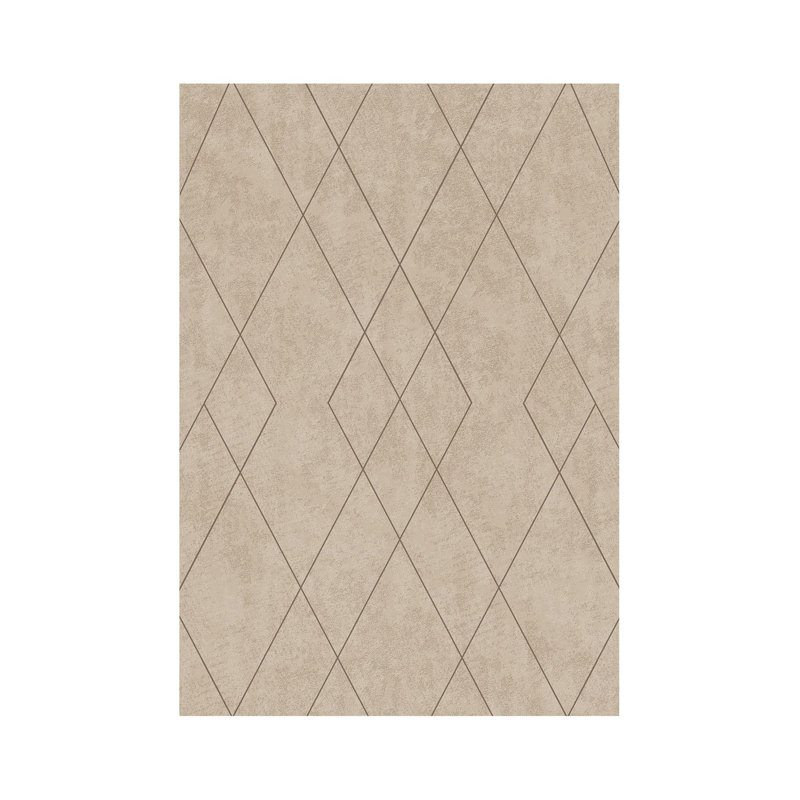 Tapis Korella avec envers antidérapant, Tapis de couloir 5 pi 10 po x 18 pi