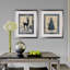 «Christmas Silhouettes», ensemble de 2 reproductions de peintures à l'acrylique encadrées-28785737