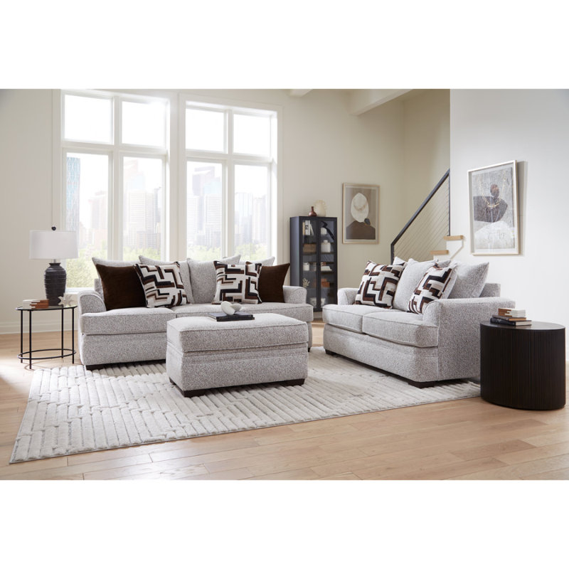 Canapé et causeuse Loft Cognac