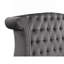 Ensemble de chambre à coucher double 5 pièces en tissu d'ameublement gris
