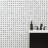 Iona Mist Octagon 12 in. x 12 in. Polished Marble Mosaic Floor and Wall Tile