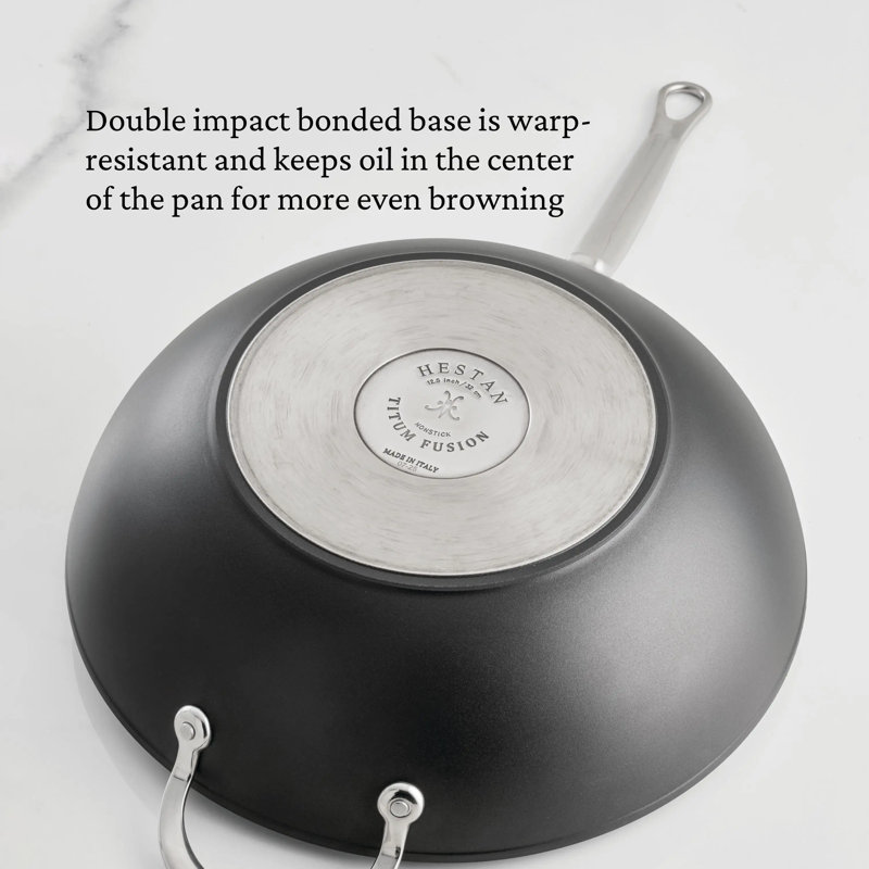 12.5" Covered Wok W/helper Handle (32cm)