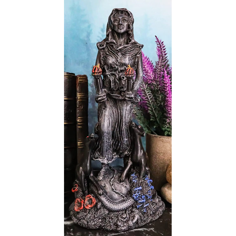 Figurine sorcier Oberon Zell avec chiens