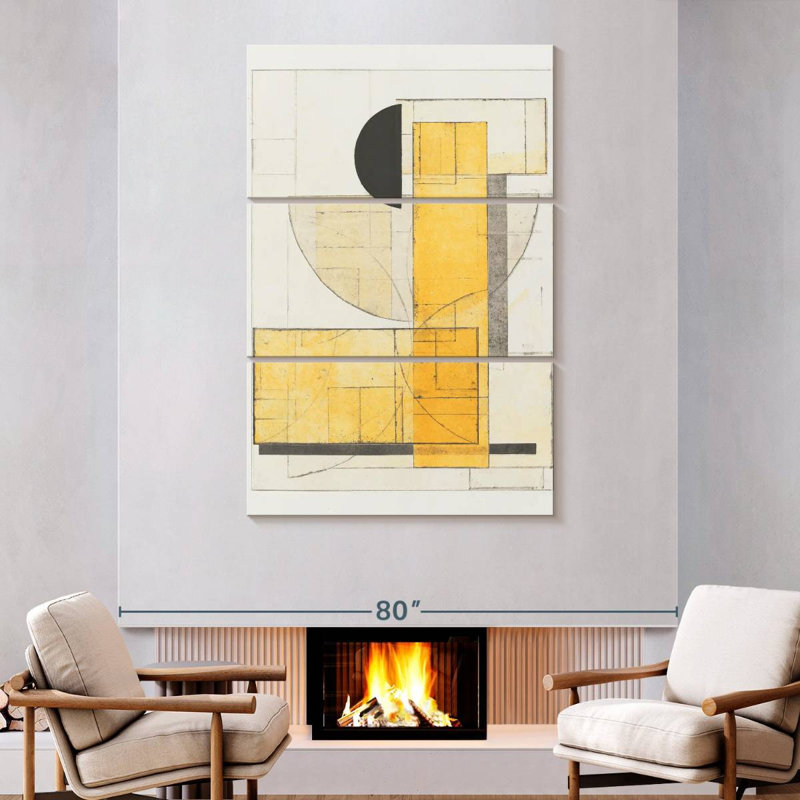 Mapping Bauhaus V, 74" H x 48" W