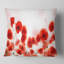 Fleurs de coquelicot sur fond rose - coussin à imprimé floral-29892343-29892339