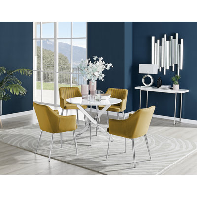 Eubanks 4 - Person Dining Set