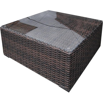 Home Imports Table basse en rotin et osier Emporium