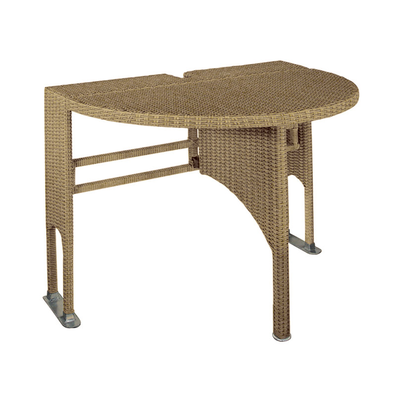 Whitton Terrace Mates All Weather-Wicker 5 Piece Dining Set, Light Brown