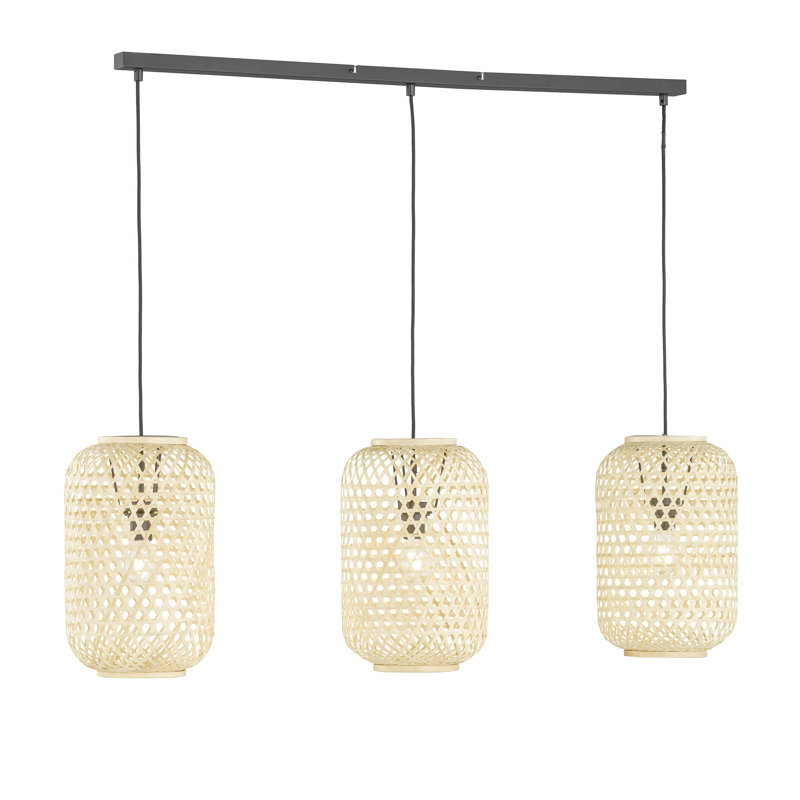 Calla 3 - Light Pendant, Bamboo