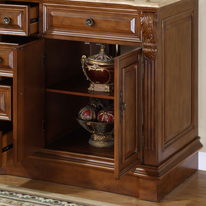 Ensemble de meuble-lavabo simple 38 po Tacoma, Lavabo à droite