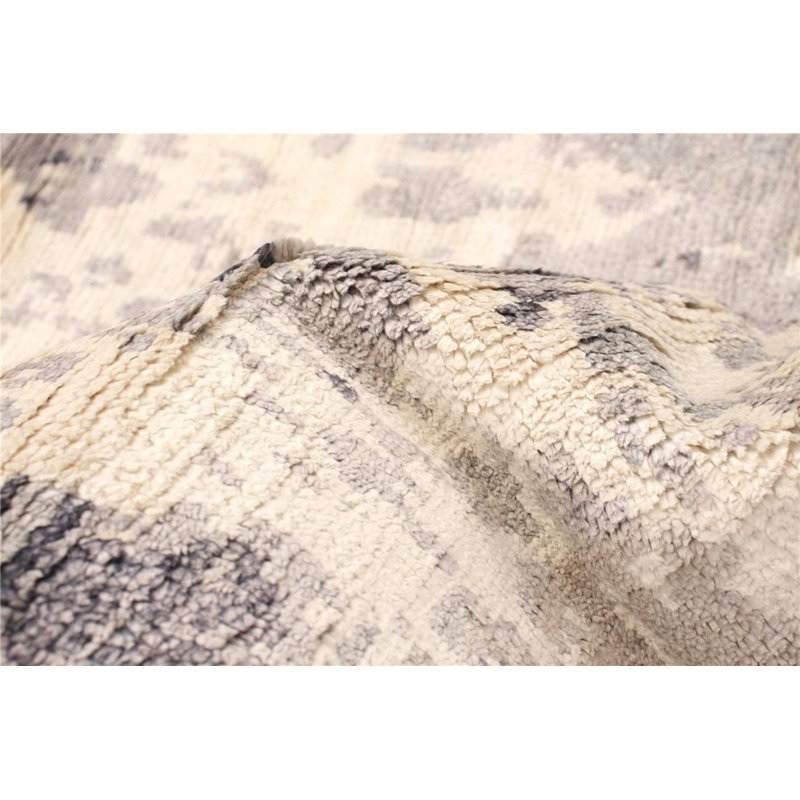 Fıratcan One-of-a-Kind 3'10" X 5'11" 2010s Wool Area Rug in Cream