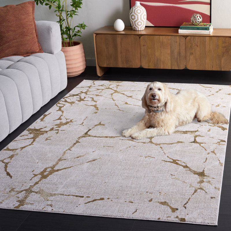 Tapis abstrait Marvel, Rectangle 5 pi 3 po x 7 pi 6 po