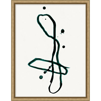 Gesture and Splatter 3 Framed Print