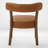 Cindina Mid-Century Modern Dining Chairs Brown Faux Leather Upholstered Wood Frame Kitchen Chairs-1632317941-1632317939