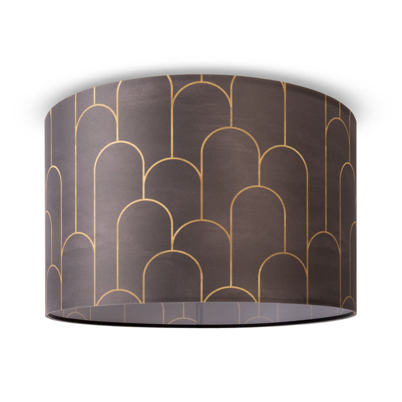 Aichele Fabric Flush Ceiling Light