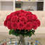 Red Real Touch Rose Centerpiece