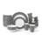 Roeters 24 Piece Porcelain China Dinnerware Set - Service for 6