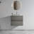 24" Wall Mount Bathroom Vanity with Ceramic Sink-1293491553