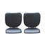 Chaise d'appoint empilable noire Jevgeniy