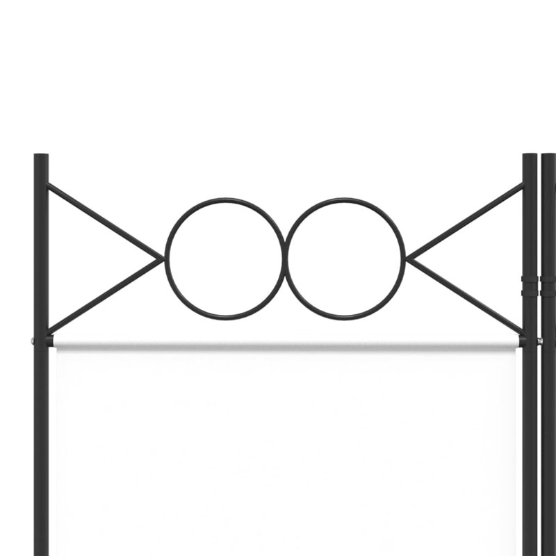 Casida Folding Room Divider, White, 4, 160 x 200 cm