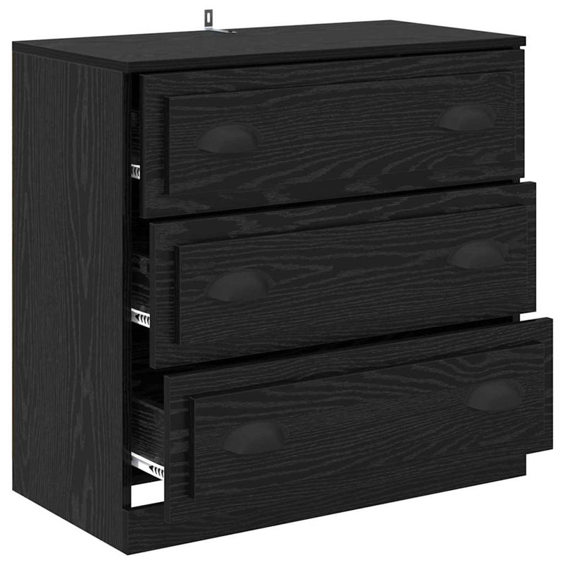Sideboard Accent Chest, Black Oak