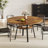 47'' Round Dining Table for 4-6, Farmhouse Dining Room Table, Round Dinner Table with Storage Shelf for Dining Room, Kitchen, Living Room, Vintage-1238081389