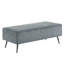 Tabouret de chambre bleu Corduroy