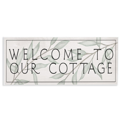 Plaque murale rustique «Welcome», par Lil 'Rue