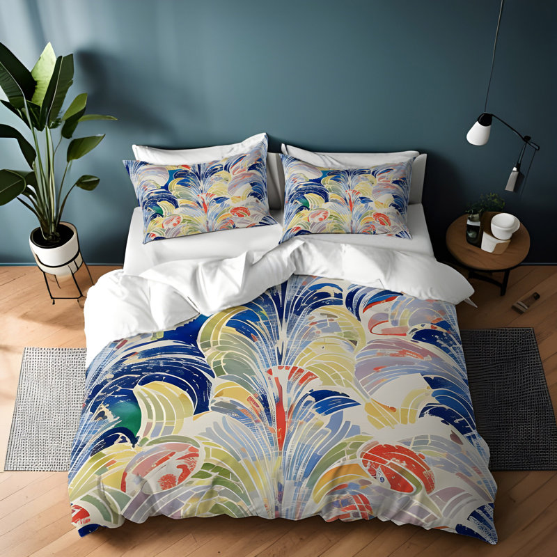 Polyester Duvet Cover, King Duvet Cover + 2 King Shams