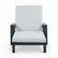 Chaise longue d'extérieur en métal Hoyt-460084295