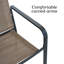 Chaise de salle à manger d'extérieur empilable (ensemble de 6)-289039123