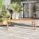 Alyisa Rectangular Eucalyptus Outdoor Dining Table