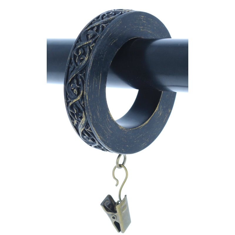 Nathaly Curtain Rings, Burnt Gold