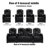 Upholstered Home Theater Seating with Cup Holder-1068396059