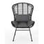 Chaise de patio avec coussins Frazer-70789123-70789122