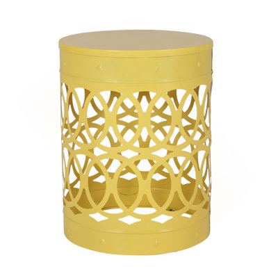 Outdoor Metal S/2 End Table