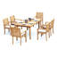 Mas Outdoor Teak Dining Set-1010003729