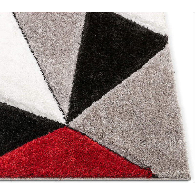 Bomer Geometric Indoor Rug, Rectangle 3'11" x 5'3"