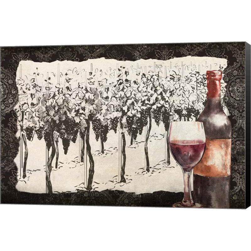 «Vineyard View 7» par Kimberly Allen, impression sur toile tendue