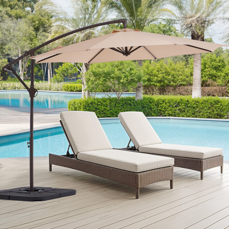 3 tier patio umbrella costco SunVilla 13ft. Round 3-Tier Cantilever Umbrella