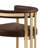 Leathaire Counterheight Chairs With Matte Chrome Frame-1083457628