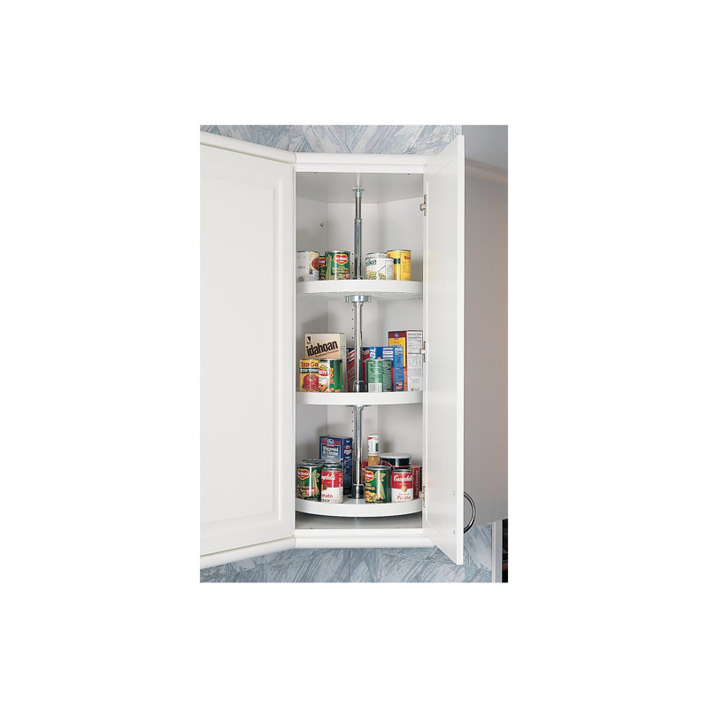 Armoires murales de coin Rev-A-Shelf, H 38 po x l 20 po x P 20 po, Blanc