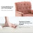 Jakub 28.5" W Velvet Upholstered Tufted Armchair with Nailhead Trim -36323209
