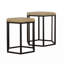 Ensemble de 2 tables gigognes
