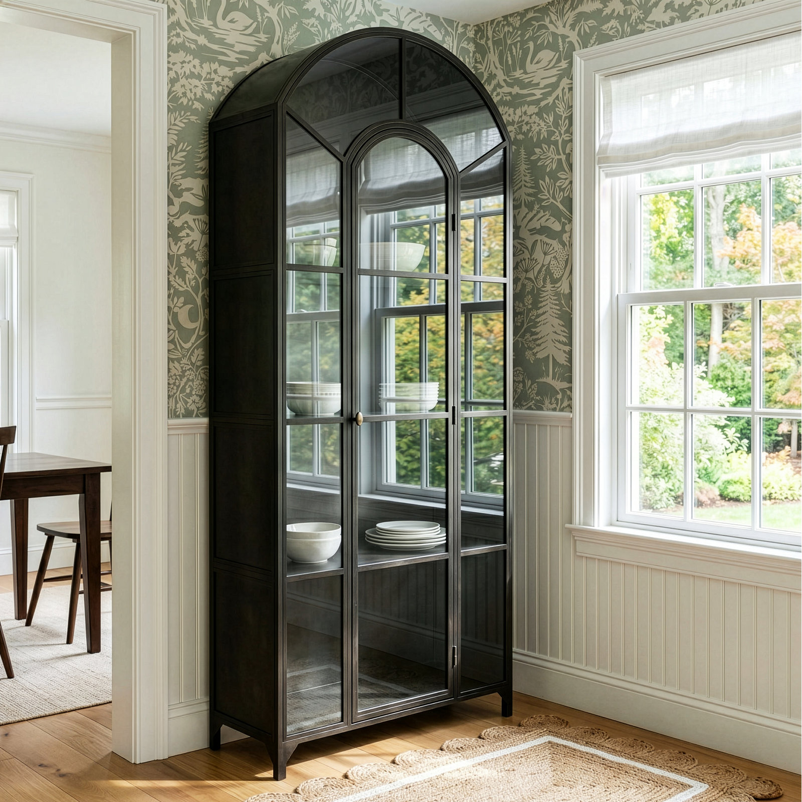 Bayline Dining Cabinet, Black