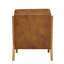 Fauteuil d'appoint moderne, fauteuil avec cadre en bois massif et fauteuil rembourré confortable pour la chambre à coucher du salon