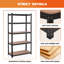 5 Tier Heavy Duty Garage Shelving Unit, 170cm Steel Storage Rack | galvanised steel frame,adjustable height and diy