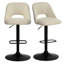 Tabouret de bar rotatif à hauteur ajustable Bridgette-1974955256