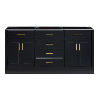 Hepburn 66'' Double Bathroom Vanity Base Only